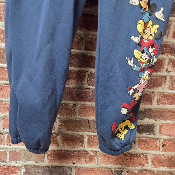 Disney Sweatpants L | Mickey and Friends Navy Cozy Cartoon Athleisure Loungewear - Picture 5 of 7